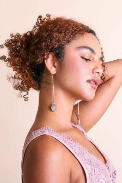 Darya Gemstone Drop Earrings