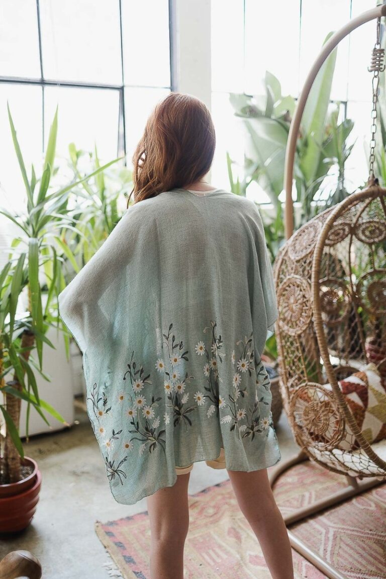 sage-daisy-woven-kimono-trendy-cardigan