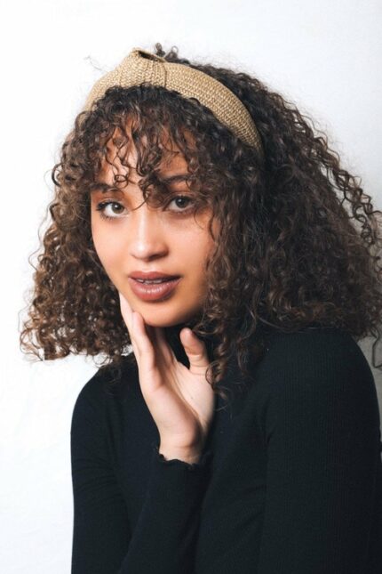 Golshan Straw Rattan Knotted Headband